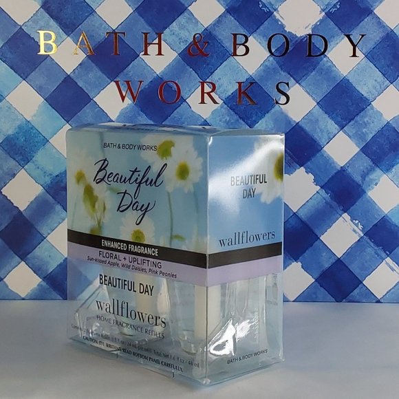 BATH & BODY WORKS WALLFLOWERS REFILL 'BEAUTIFUL DAY' 2-PIECE SET - Picture 4 of 16